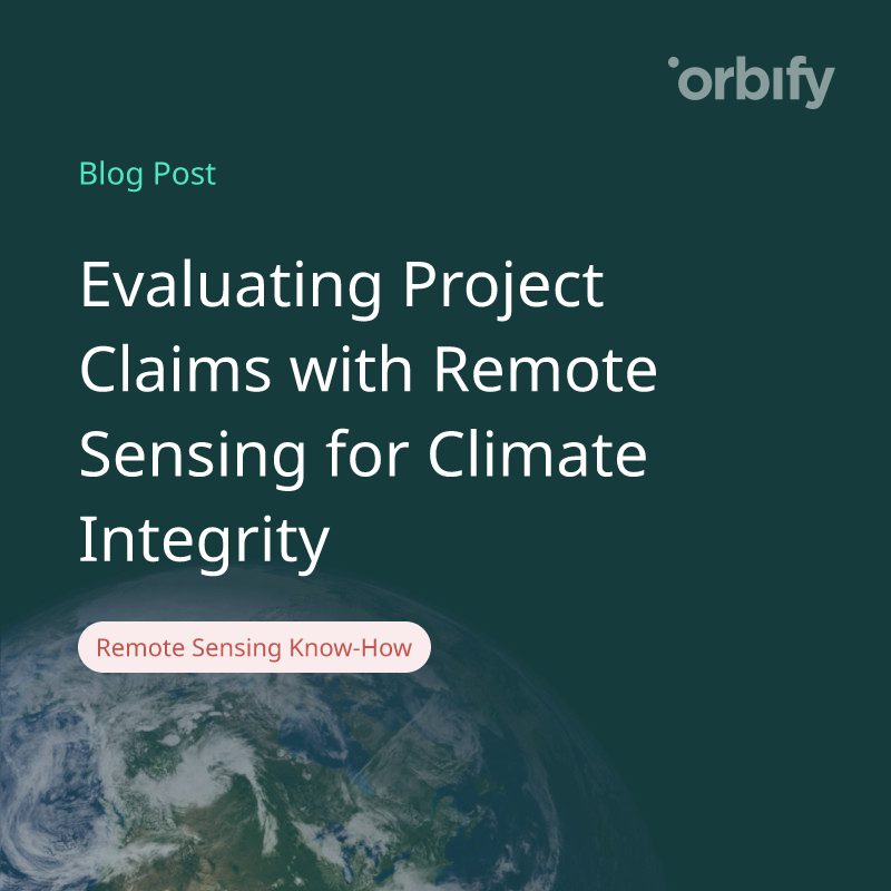 Evaluating Project Claims with Remote Sensing for Climate Integrity